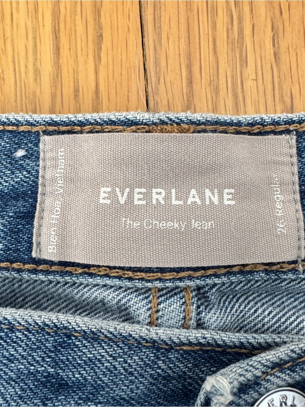 Everlane The Cheeky High Rise Jeans Women’s Size 26 Straight Leg Denim